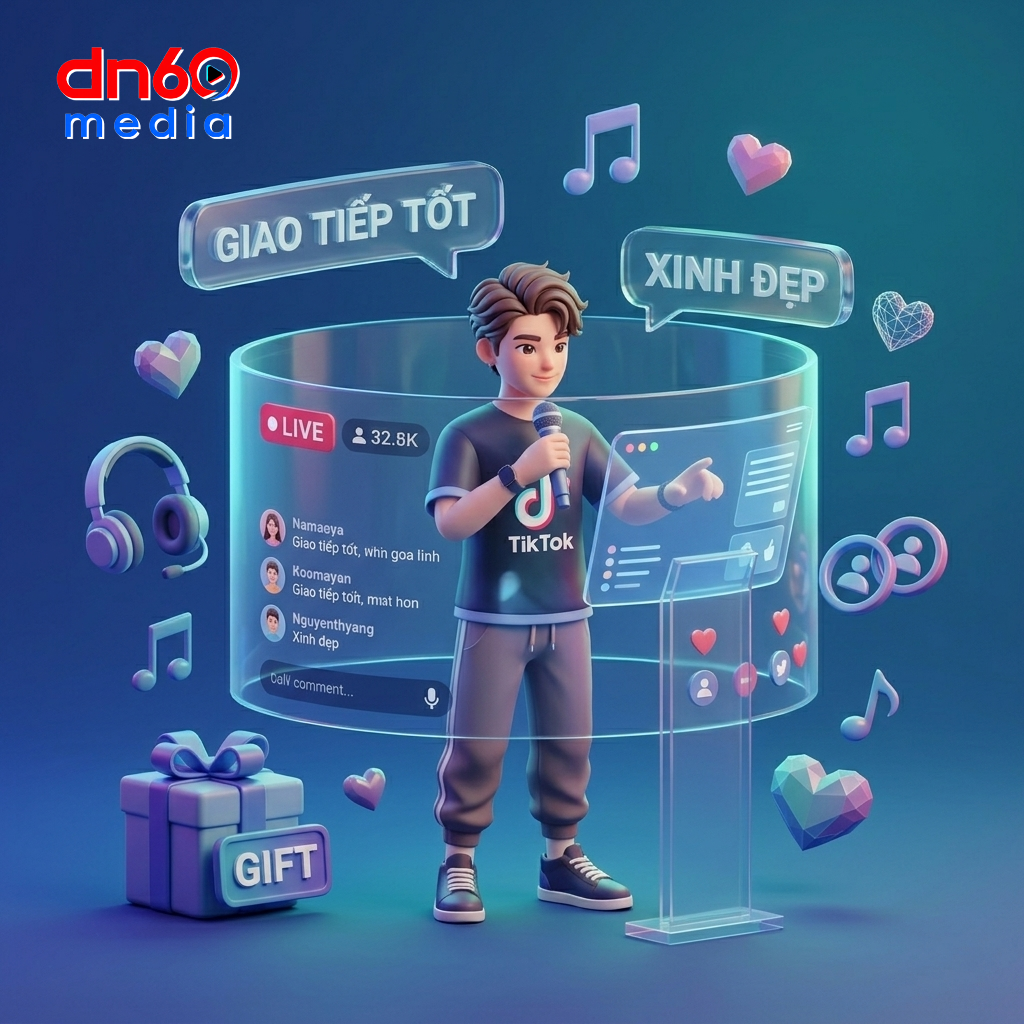 DN60 Media phát triển idol TikTok Live và TikTok Shop